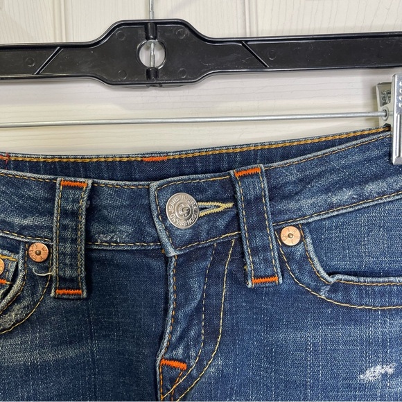 True Religion Women’s Booty Jeans Shorts Sz 24 - Picture 4 of 9